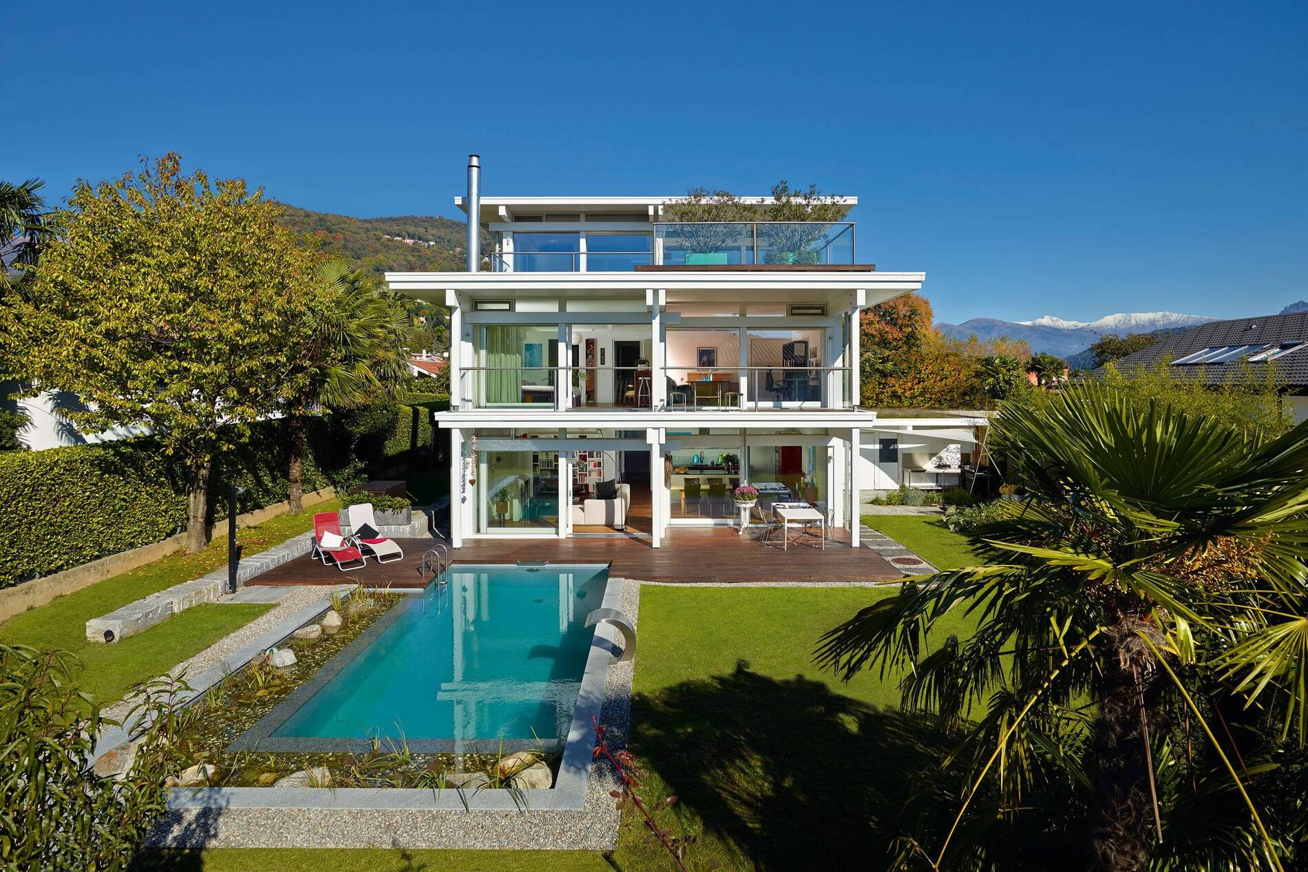 HUF Haus Flachdach weiss 39